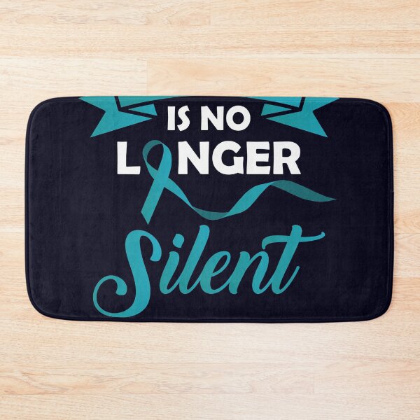 Item preview, This girl is no longer silent Teal ribbon designed and sold by mmos.