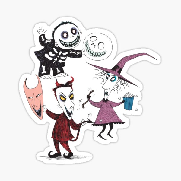 "Lock, Shock, and Barrel" Sticker for Sale by Floateden Redbubble