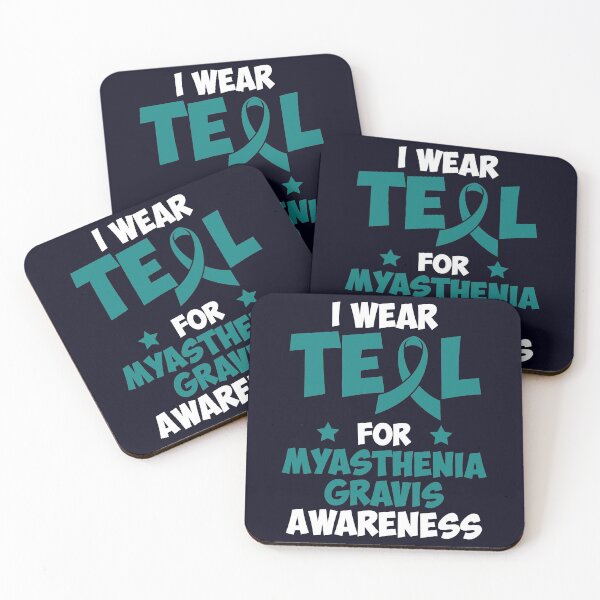 Item preview, Teal Ribbon Myasthenia Gravis Awareness designed and sold by mmos.