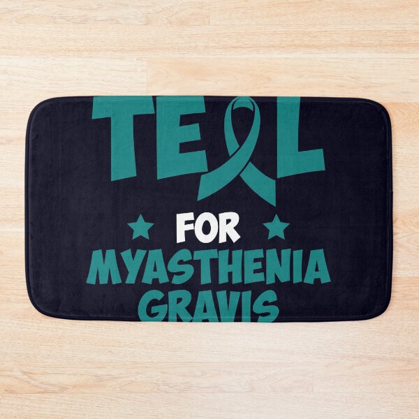 Item preview, Teal Ribbon Myasthenia Gravis Awareness designed and sold by mmos.