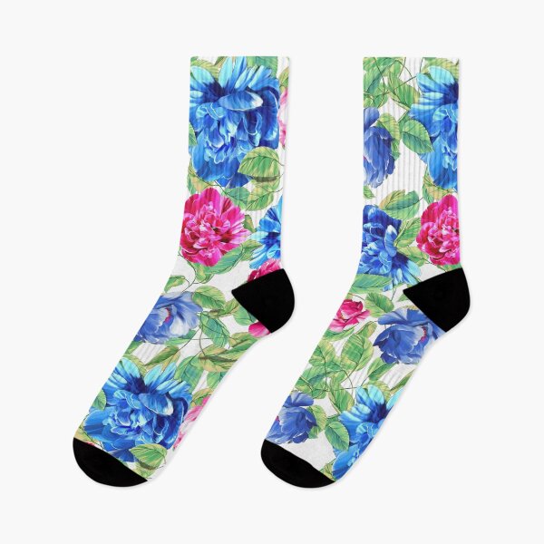 Item preview, Huge Pink And Blue Peonies designed and sold by LADYGOODMOOD.