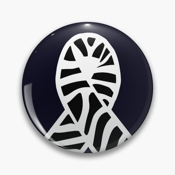 Item preview, Black white ribbon EDS Awareness designed and sold by mmos.