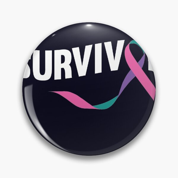 Item preview, Survivor Pink Teal Ribbon  designed and sold by mmos.