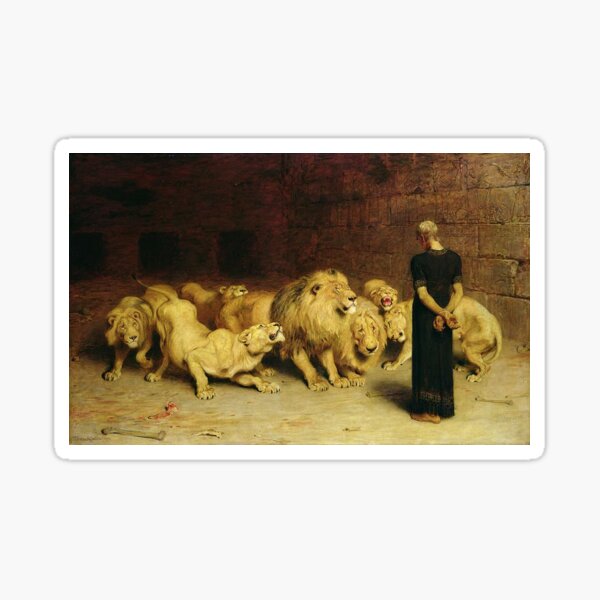 Aperçu de l'œuvre Daniel dans la fosse aux lions créée et vendue par Beltschazar.