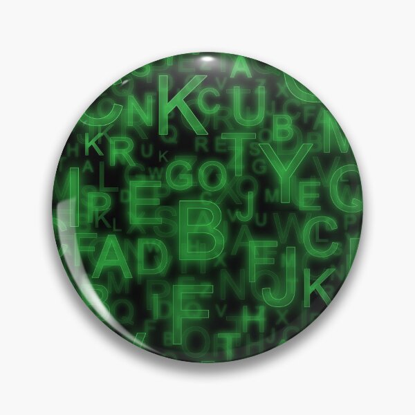 Item preview, Alphabet Green designed and sold by Colin Bentham.