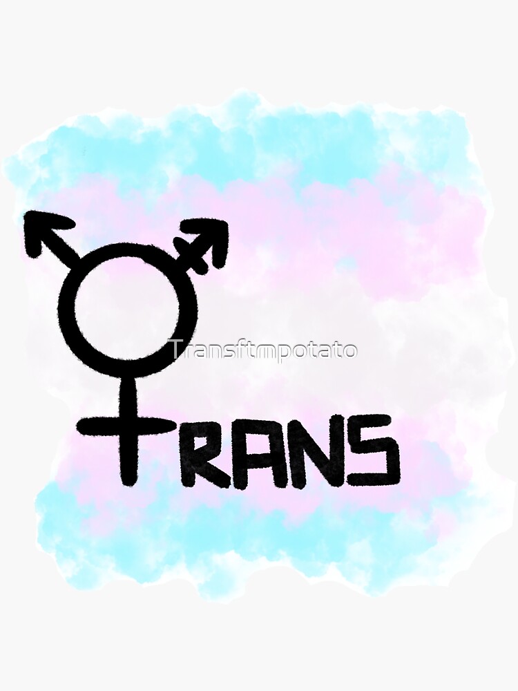 trans rights Sticker for Sale by robinauts