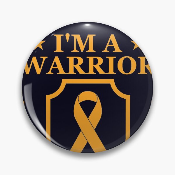 Item preview, I'm a Warrior Appendix Cancer Awareness Orange Ribbon designed and sold by mmos.