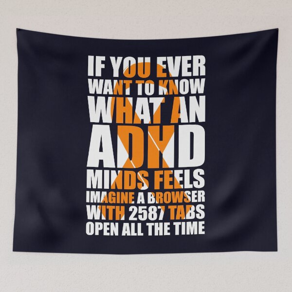 Item preview, Want to know what an ADHD Orange Ribbon designed and sold by mmos.