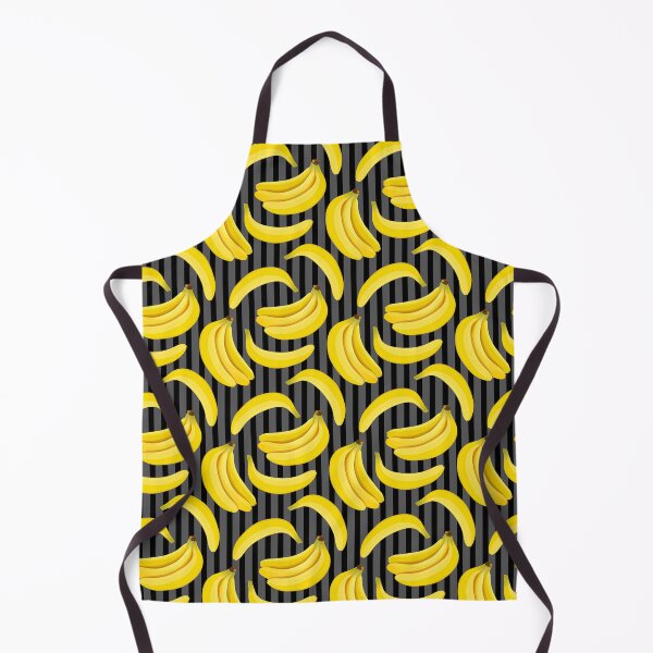 Item preview, Yellow Bananas - Black and Gray Pinstripe designed and sold by MrRoccoBlue.