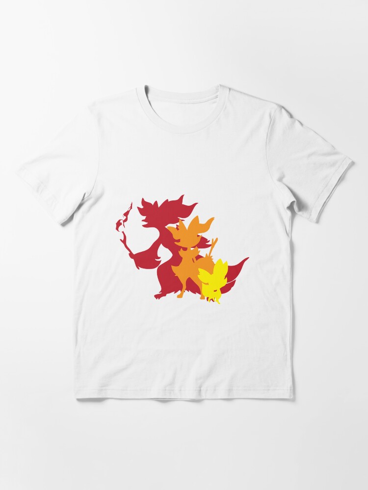 Alternate view of Fennekin Braxian Delphox Essential T-Shirt