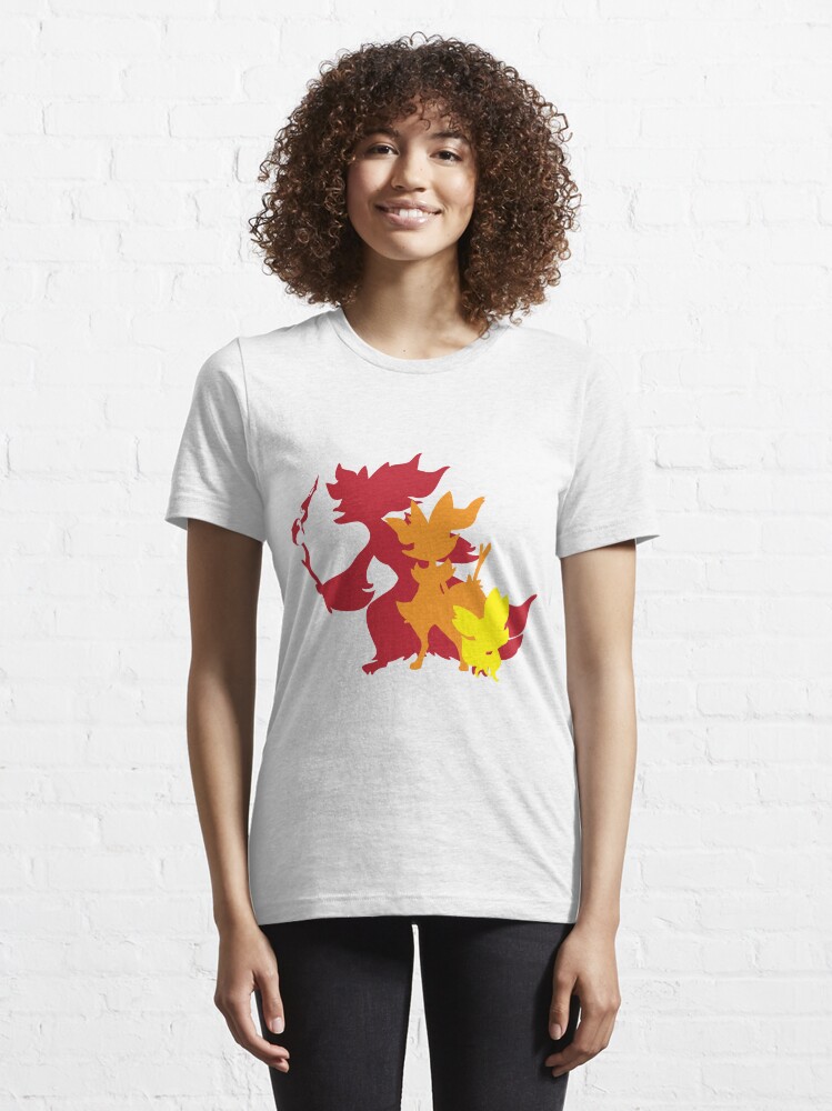 Alternate view of Fennekin Braxian Delphox Essential T-Shirt