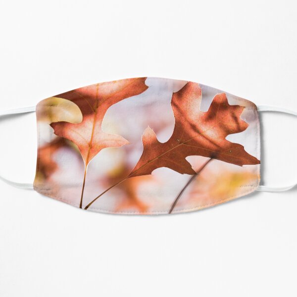 Autumn leaf from Honour Avenue, Mount Macedon, Victoria, Australia. Flat Mask