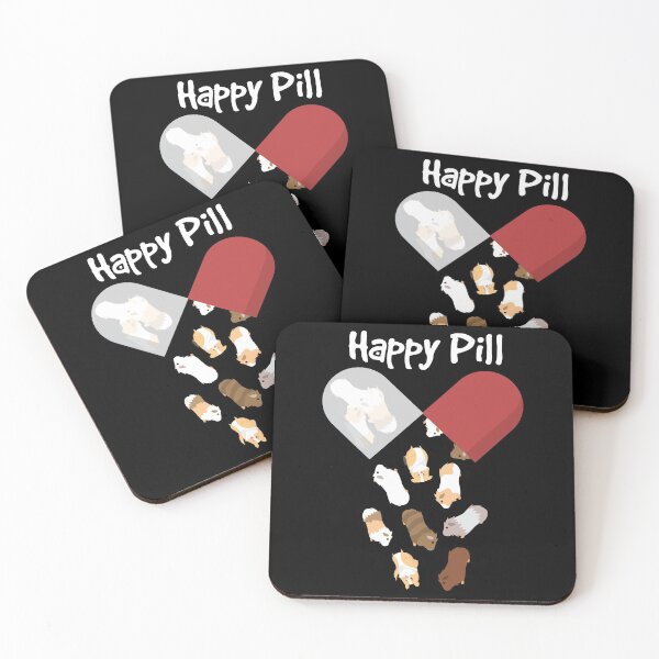 Item preview, Guinea Pigs Happy Pill Guinea Pig Mom Dad Pet Animal Lover designed and sold by EliseJenkins.