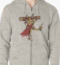 Shackled Demon Zipped Hoodie