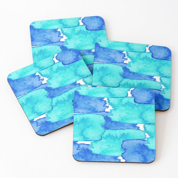 Item preview, Watercolor Blue Drops designed and sold by SILVERAPPLE.