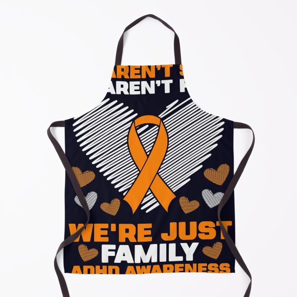 Item preview, We aren't step we're family ADHD awareness Orange ribbon designed and sold by mmos.