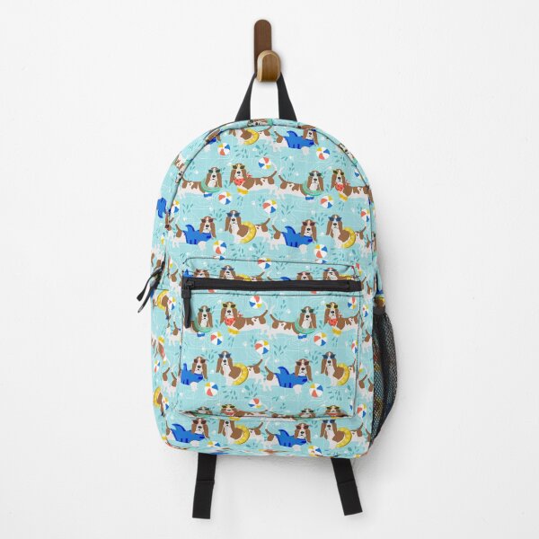 Item preview, Basset Hound pool party - summer, dog, dogs, pet, cute dog, summer, dog in costume, dogs, pet, designed and sold by PetFriendly.