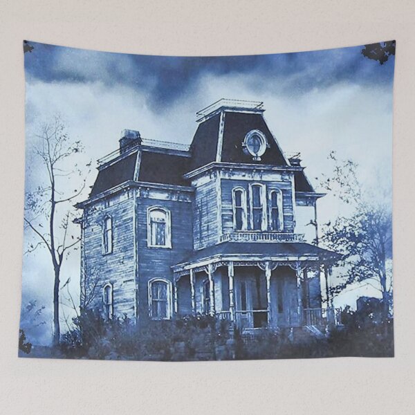 Item preview, Spooky motel norman edit mysticladyart film stills mask poster  designed and sold by mystic lady vintage art and fashion designs.