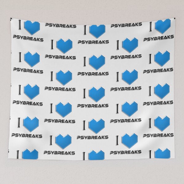 Item preview, I Love Psybreaks - Blue designed and sold by NoMatterLab.