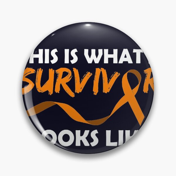 Item preview, This is what a Survivor look like Orange ribbon  designed and sold by mmos.