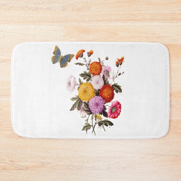 Item preview, Chrysanthemum and Butterfly in Watercolour designed and sold by Designs By Creation.