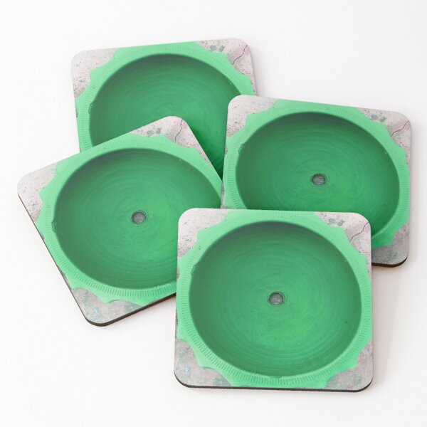 Item preview, Bright Neon Green Pot Aesthetic Picture Pattern designed and sold by spooks draws.
