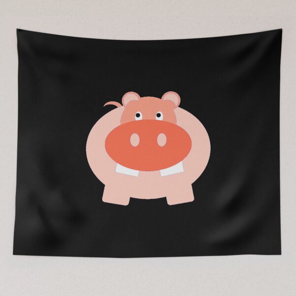 Artikelvorschau, Hippo Hippopotamus Cartoon Design Geschenke entworfen und verkauft von TheGreekGuy.
