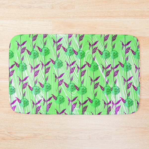 Item preview, Green Flower Patterns designed and sold by SILVERAPPLE.