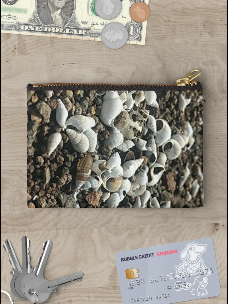Thumbnail 3 of 4, Zipper Pouch, Shells designed and sold by Talwaran.