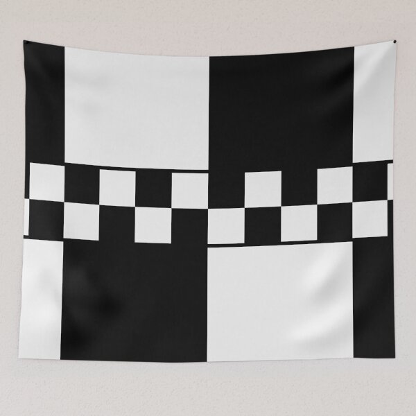 Item preview, Black and White Slum City Logo Squares designed and sold by SlumCity.