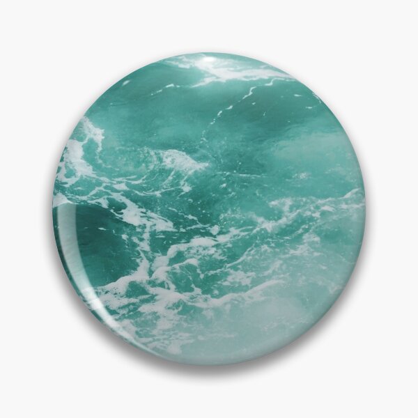 Item preview, Green ocean waves designed and sold by Aysel's Designs.