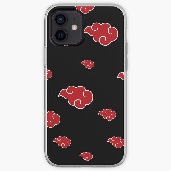 Red clouds iPhone Soft Case