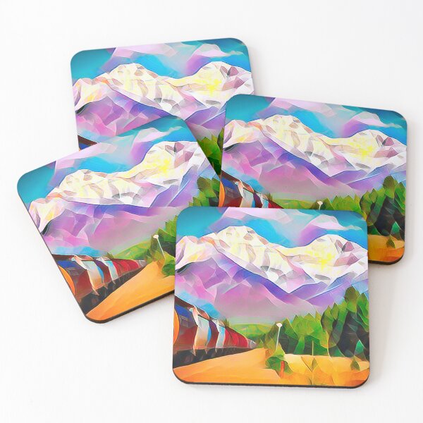 Item preview, Train Through the Mountains designed and sold by davidandmandy.