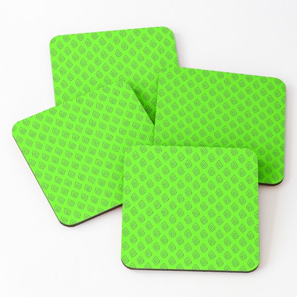 Item preview, Spirals Geometry Green Background designed and sold by LuckyJoe.