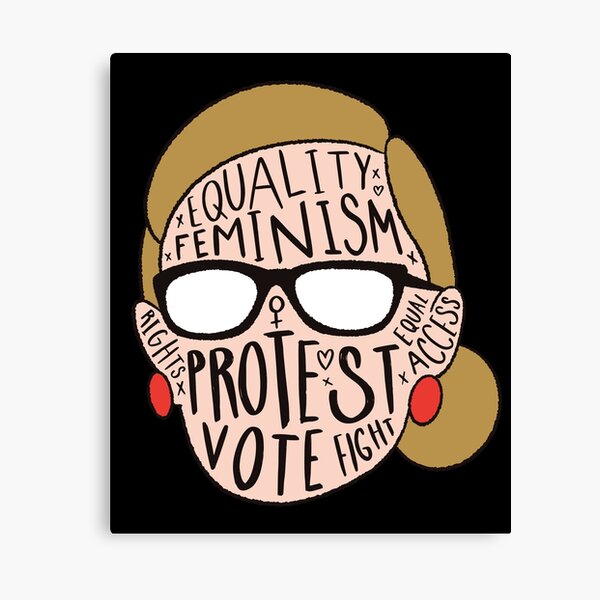 FEMINIST WOMAN Canvas Print
