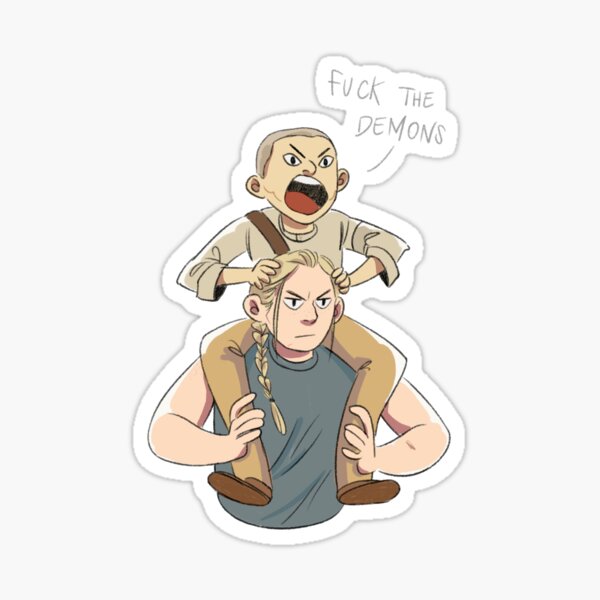 Abby and Lev Sticker