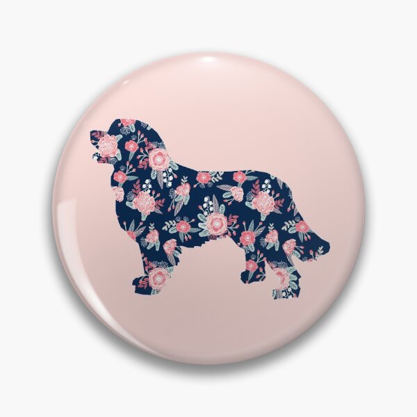 Item preview, Bernese Mountain dog silhouette - dog silhouette, floral, floral dog, dog, dogs, pet, cute, dog sticker, dog floral sticker designed and sold by PetFriendly.