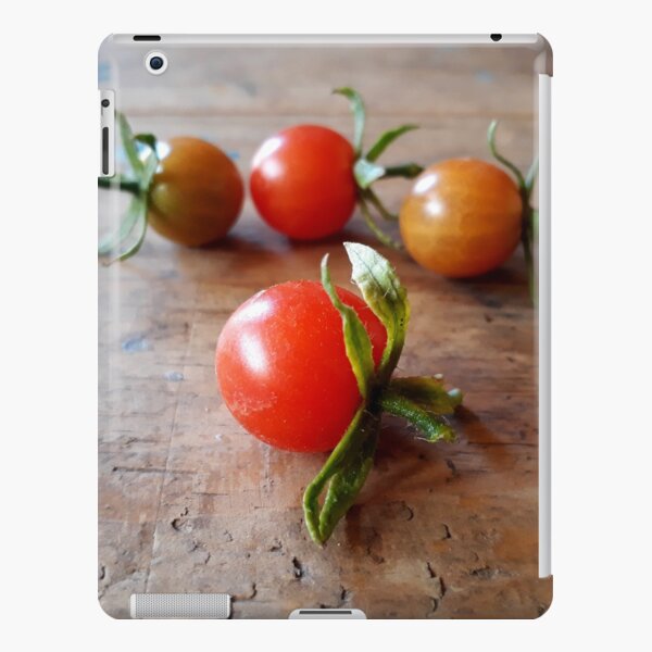 4 Cherry Tomatoes on Wood iPad Snap Case