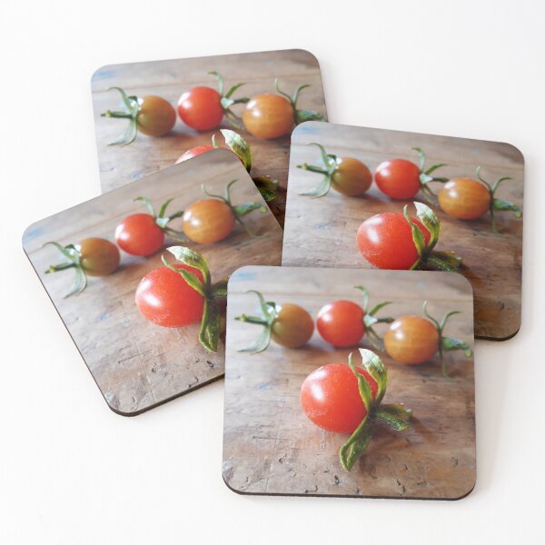 Item preview, 4 Cherry Tomatoes on Wood designed and sold by Beachy.