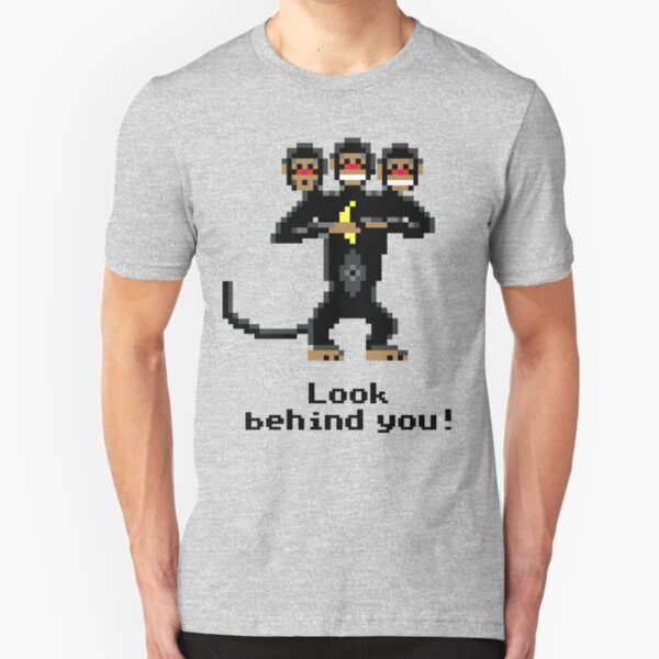 Three-Headed Monkey Slim Fit T-Shirt