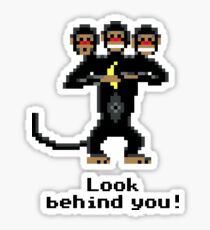 Three-Headed Monkey Sticker