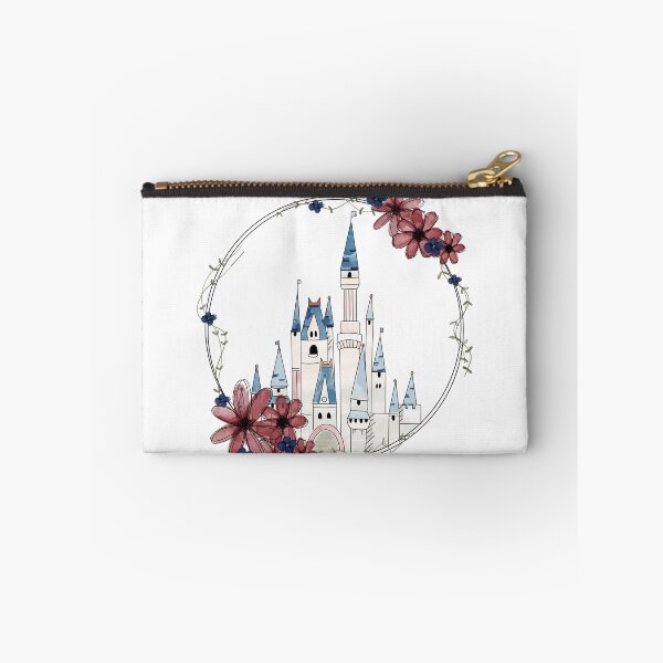 Item preview, Watercolor Castle in Floral Wreath designed and sold by arterburnandco.