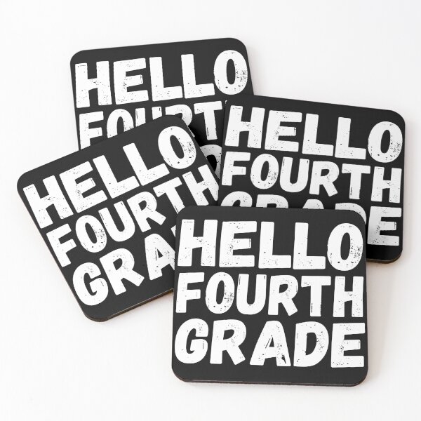 Artikelvorschau, Hallo 4. Klasse - Hallo 4. Klasse - Back To School Geschenk entworfen und verkauft von meedTee.