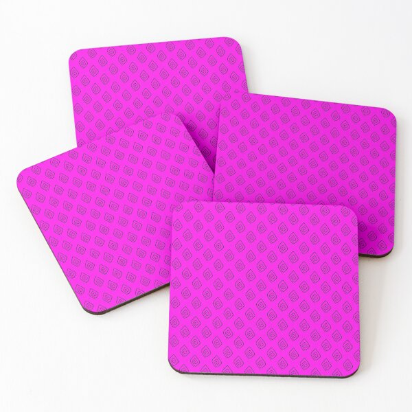 Item preview, Spirals Geometry Hot Pink Background designed and sold by LuckyJoe.