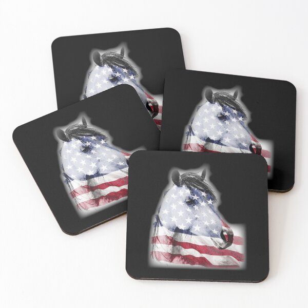 Item preview, Patriotic Horse Head Horse Lover Independence Day Pet Animal Lover designed and sold by EmilyPippin.