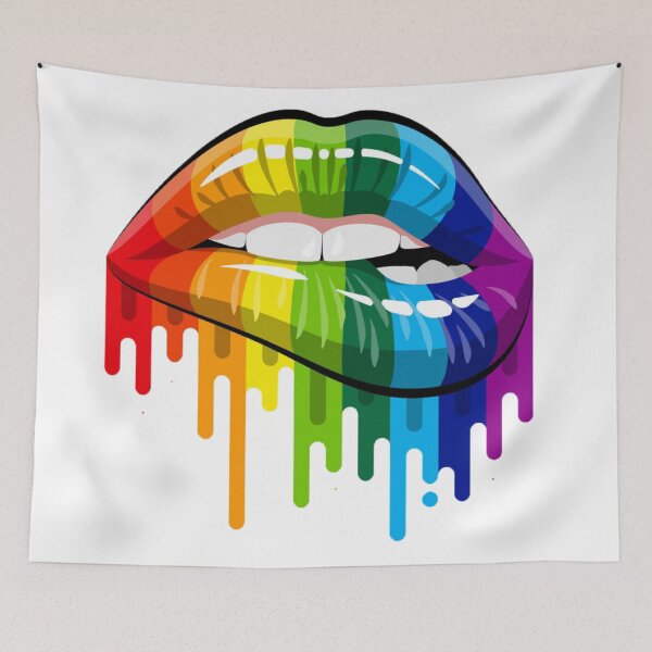 Item preview, multicolored lips designed and sold by MCTS SHOP.