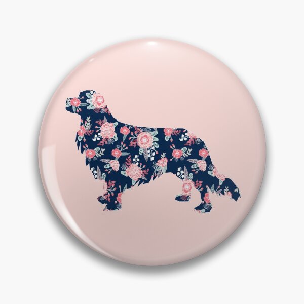 Item preview, Cavalier king charles spaniel dog silhouette - dog silhouette, floral, floral dog, dog, dogs, pet, cute, dog sticker, dog floral sticker designed and sold by PetFriendly.