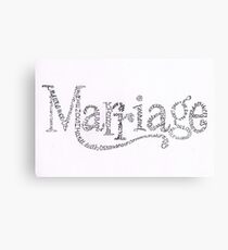 Marriage Is Metal Print