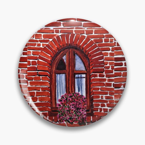Item preview, Brick Window - blissful brushes designed and sold by Blissful Brushes.