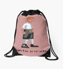 Mighty Pirate Drawstring Bag